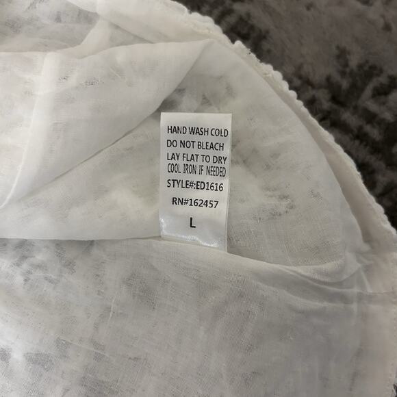 12th Tribe Lilliana Off Shoulder Lace Dress Women’s Size Large - Picture 11 of 15